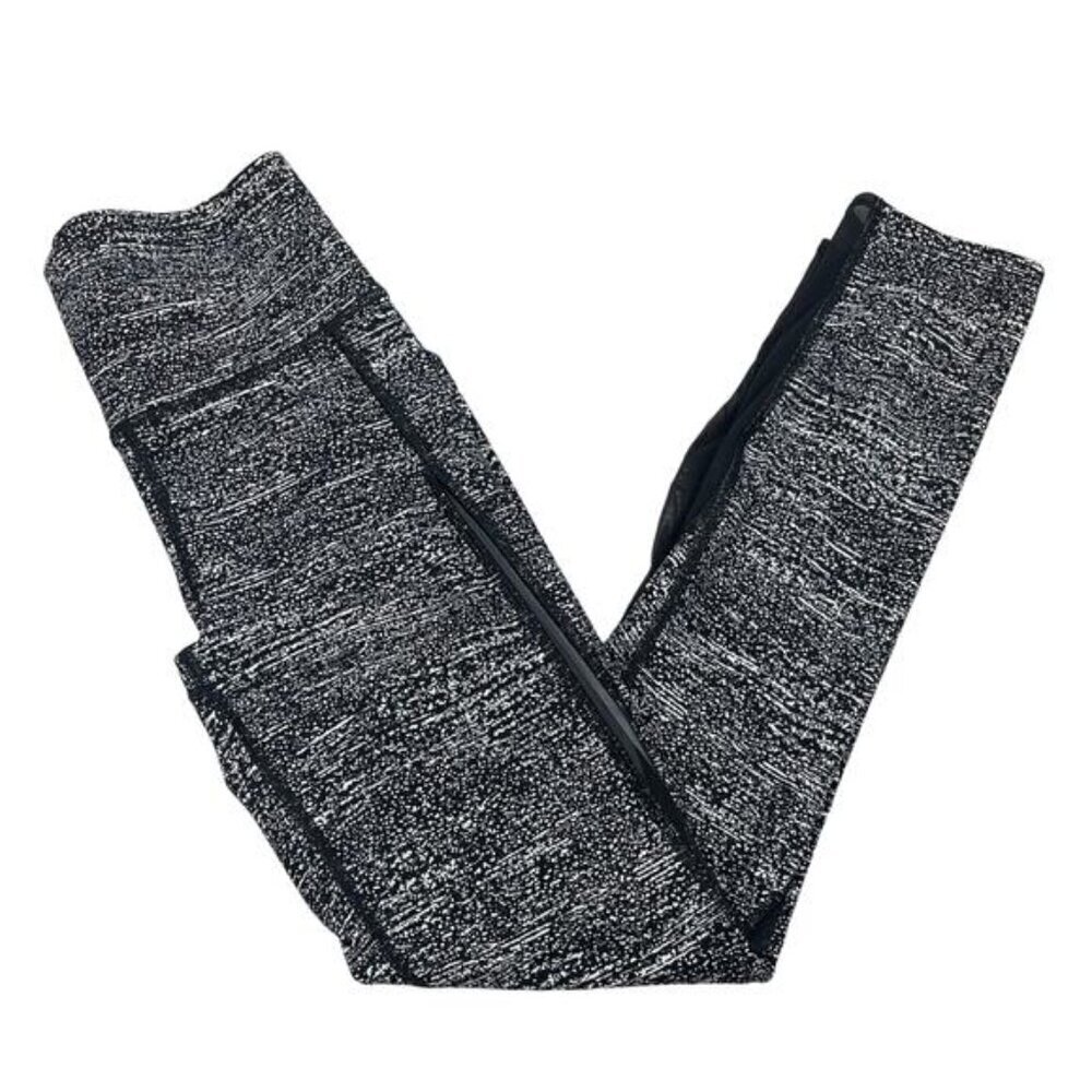 LULULEMON Pace Perfect 7/8 Tight 4 Air Time White Black - Picture 6 of 10
